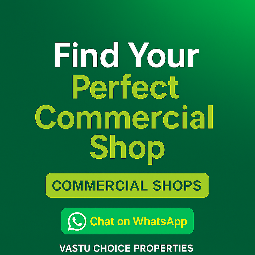 Looking for the perfect commercial shop or showroom for sale in Kiwale, Ravet, Punavale, Wakad, or Hinjewadi? Your search ends here with Vastu Choice Properties — Pune’s trusted name for commercial real estate and investment properties. We offer prime commercial shops, showrooms, and office spaces for sale in RERA-approved projects across Pune PCMC. Each property is carefully selected for high visibility, great connectivity, and business growth potential — perfect for retail, offices, or investment. 📲 Chat with us on WhatsApp now to get: ✅ Latest commercial shop listings in Pune PCMC ✅ Photos, pricing, and floor plans instantly ✅ Pre-launch & builder offers from trusted developers ✅ Expert guidance for smart business investment 🚀 Grow your business with Vastu Choice Properties — your reliable real estate partner in Pune PCMC.