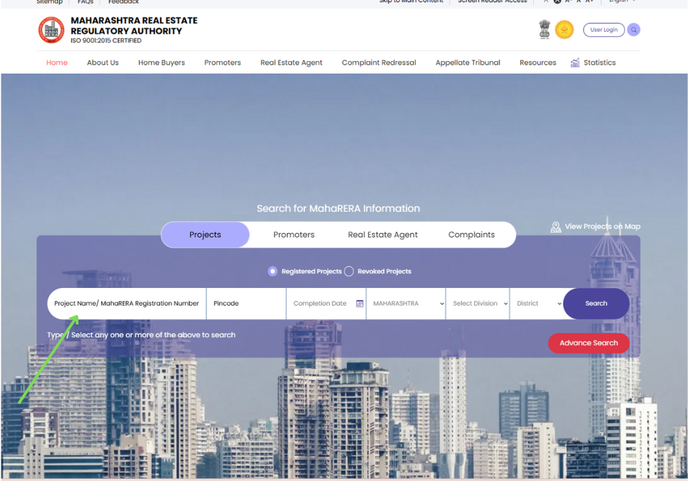 Find MAHA RERA approved project in pimpri chinchwad pune